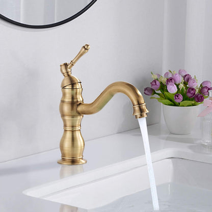 Robinet salle de bain |En Laiton Antique