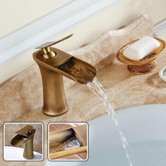 Robinet salle de bain |Cascade Robinet à poignée unique