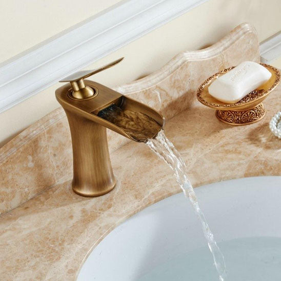 Robinet salle de bain |Cascade Robinet à poignée unique