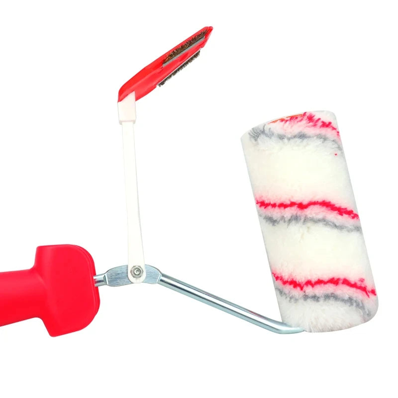  Rouleau peinture poignee rouge brosse