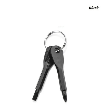 Mini Tournevis Porte-clés EDC (2 Pcs) | Outil de Poche Portable