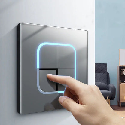 Interrupteur | Design PremiumTempered Glass Panel 1 2 3 4
