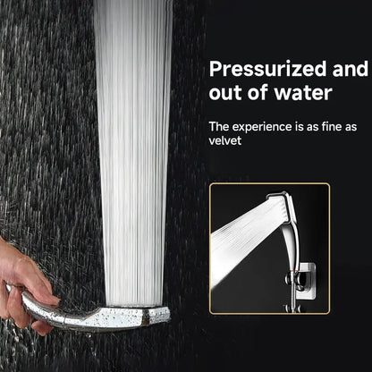 Pommeau de Douche 300 Trous Haute Pression | Jet Pluie Puissant & Économie d'Eau
