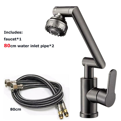 Robinet cuisine | Bras Mécanique Rotatif Universel pour cuisine –Double Mode Eau Chaude/Froide