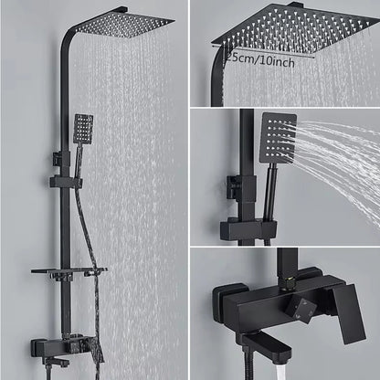 Douche Mitigeur | Douche de luxe : design, confort et rangement intégré