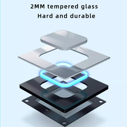 Interrupteur | Design PremiumTempered Glass Panel 1 2 3 4