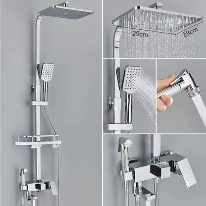Douche Mitigeur | Douche de luxe : design, confort et rangement intégré