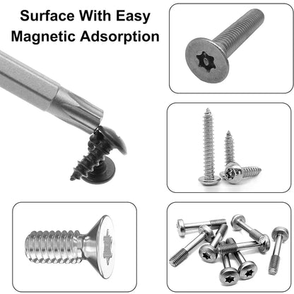 Tournevis torx  |Embouts pour visseuse Outils magnétiques : puissance et précision garanties !