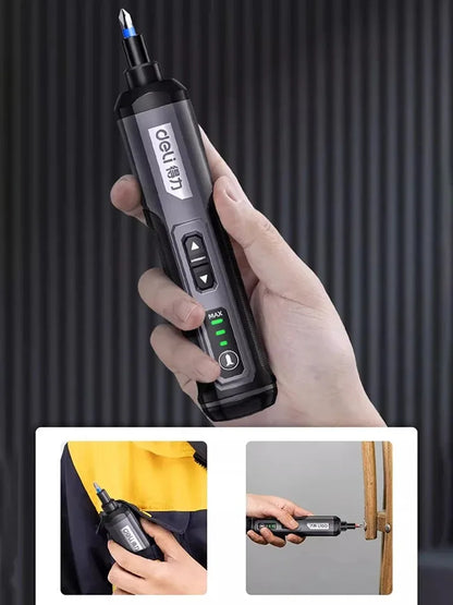 Tournevis Électrique |Mini Tournevis Électrique Rechargeable USB 2000 mAh – Kit Multifonction de Réparation de Précision