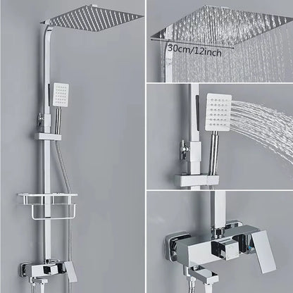 Douche Mitigeur | Douche de luxe : design, confort et rangement intégré