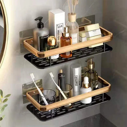 Étagère | Étagère salle de bain-Organiseur de rangement pour cuisine – Support en alliage