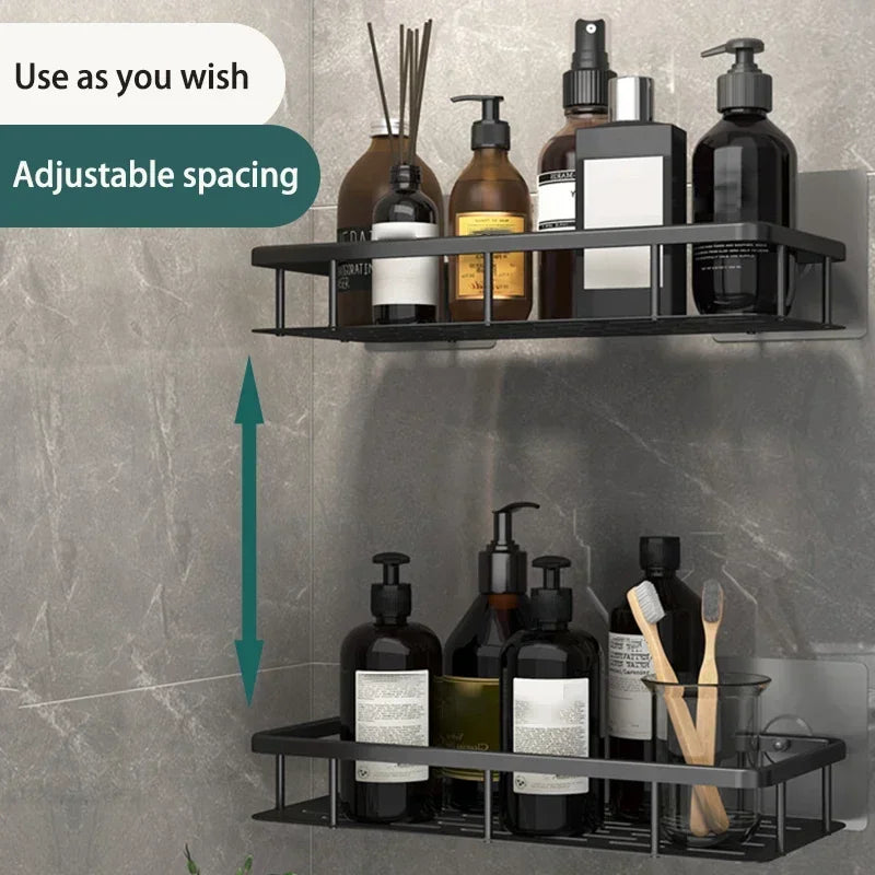 Étagère | Étagère salle de bain-Organiseur de rangement pour cuisine – Support en alliage
