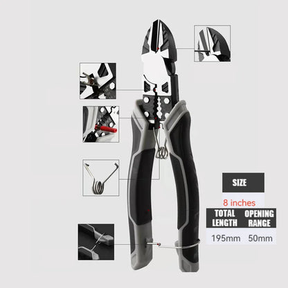 Pince Multifonctionnelle pour Électricien – Coupe-Fil et Outil Polyvalent