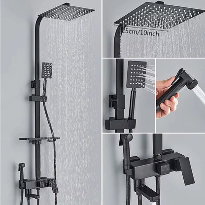 Douche Mitigeur | Douche de luxe : design, confort et rangement intégré