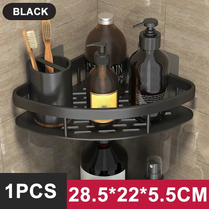 Étagère | Étagère salle de bain-Organiseur de rangement pour cuisine – Support en alliage