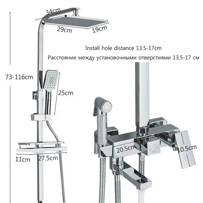 Douche Mitigeur | Douche de luxe : design, confort et rangement intégré