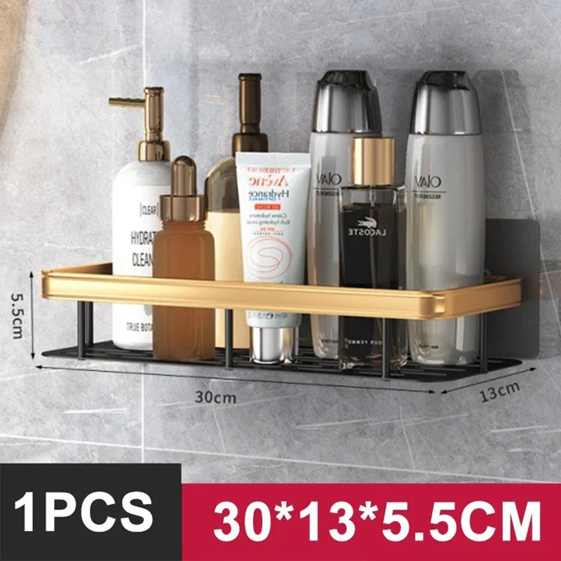Étagère | Étagère salle de bain-Organiseur de rangement pour cuisine – Support en alliage