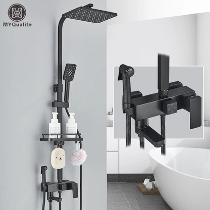 Douche Mitigeur | Douche de luxe : design, confort et rangement intégré