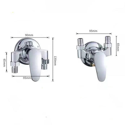 mitigeur-salle-de-bain-dimensions-95X65mm-130X90X95X65mm
