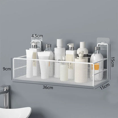 Étagère | Étagère murale douche-Rangement sans perçage