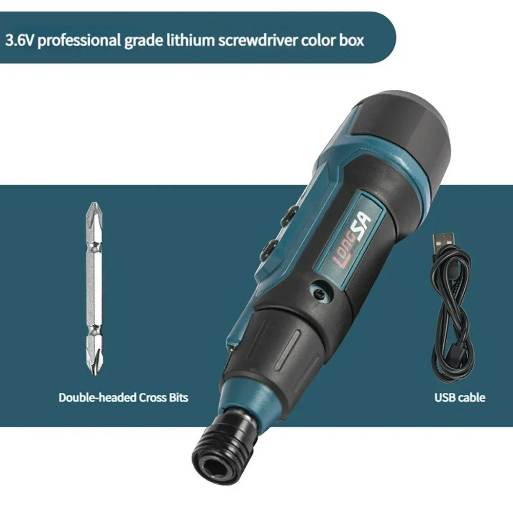 Tournevis électrique sans fil 3,6 V – 2 Nm – Rechargeable