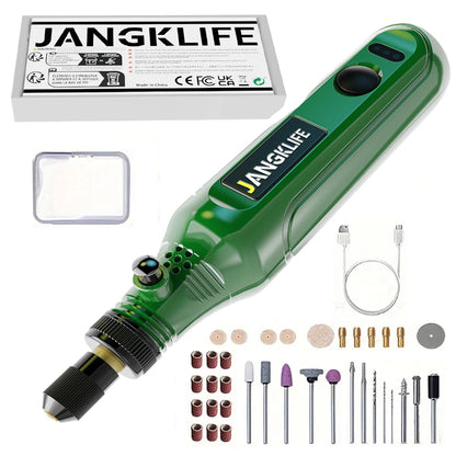 Mini-Perceuse-kit-ponceuse-scie-circulaire-Bricolage-verte