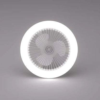 Ventilateur de Plafond LED Télécommandé 2-en-1 anti-canicule| Silencieux & Économe