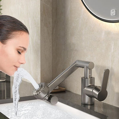 Robinet cuisine | Bras Mécanique Rotatif Universel pour cuisine –Double Mode Eau Chaude/Froide