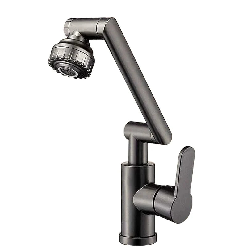 Robinet cuisine | Bras Mécanique Rotatif Universel pour cuisine –Double Mode Eau Chaude/Froide