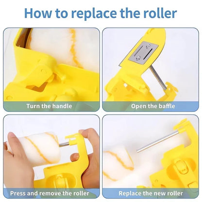 Rouleau peinture |Kit Rouleau et Pinceaux Multifonctions – Pour Peindre, Décorer et Rénover Comme un Pro !
