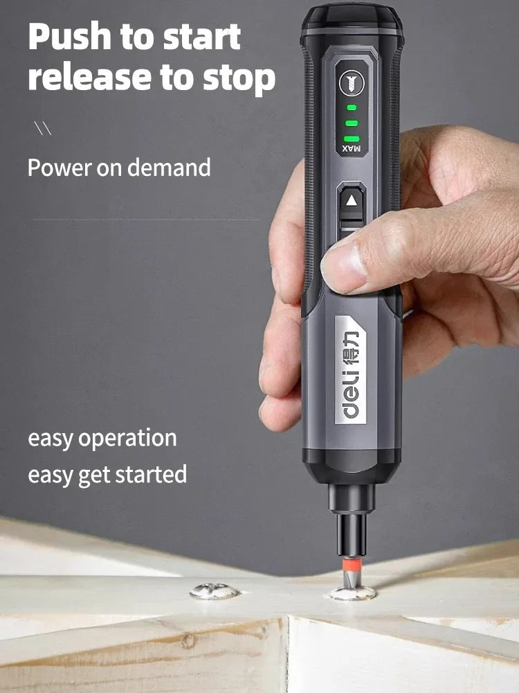 Tournevis Électrique |Mini Tournevis Électrique Rechargeable USB 2000 mAh – Kit Multifonction de Réparation de Précision