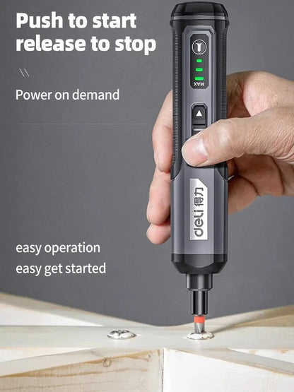 Tournevis Électrique |Mini Tournevis Électrique Rechargeable USB 2000 mAh – Kit Multifonction de Réparation de Précision