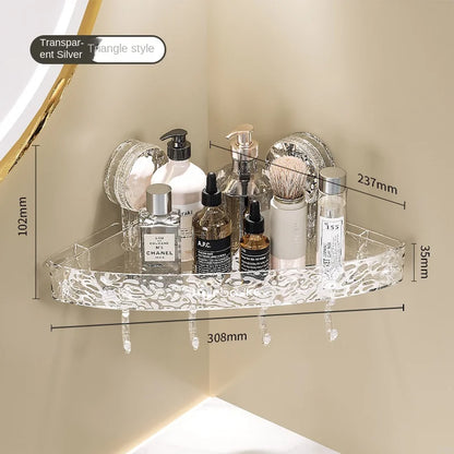 Etagere salle de bain | LunaFix-Ventouse de salle de bain support de rangement  sans poinçonnage