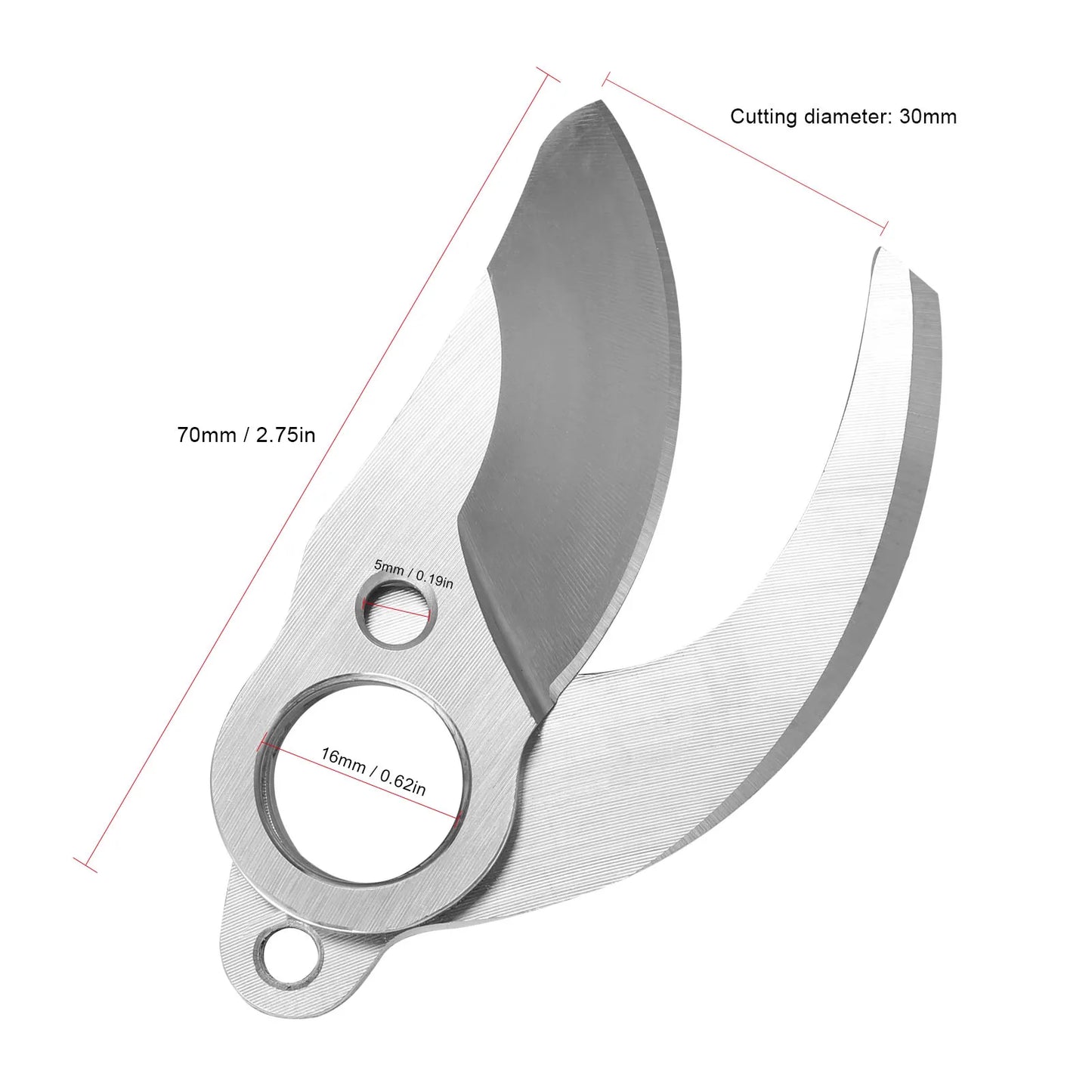 Secateur electrique dimensions lame