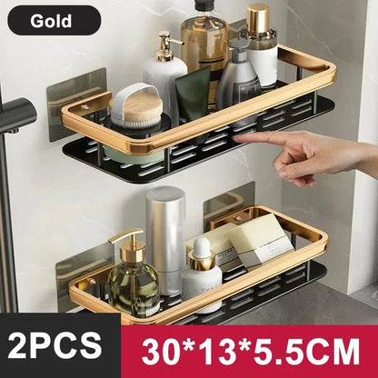 Étagère | Étagère salle de bain-Organiseur de rangement pour cuisine – Support en alliage