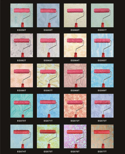 Rouleau peinture |décoratif à motifs –Idéal pour créer des textures élégantes et des motifs en relief sur vos murs. Effet texturé embossé à la maison comme en atelier.