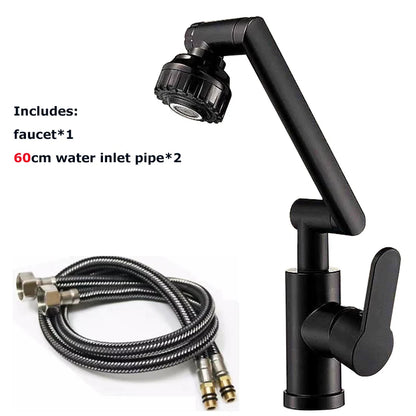 Robinet cuisine | Bras Mécanique Rotatif Universel pour cuisine –Double Mode Eau Chaude/Froide