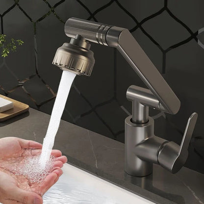 Robinet cuisine | Bras Mécanique Rotatif Universel pour cuisine –Double Mode Eau Chaude/Froide
