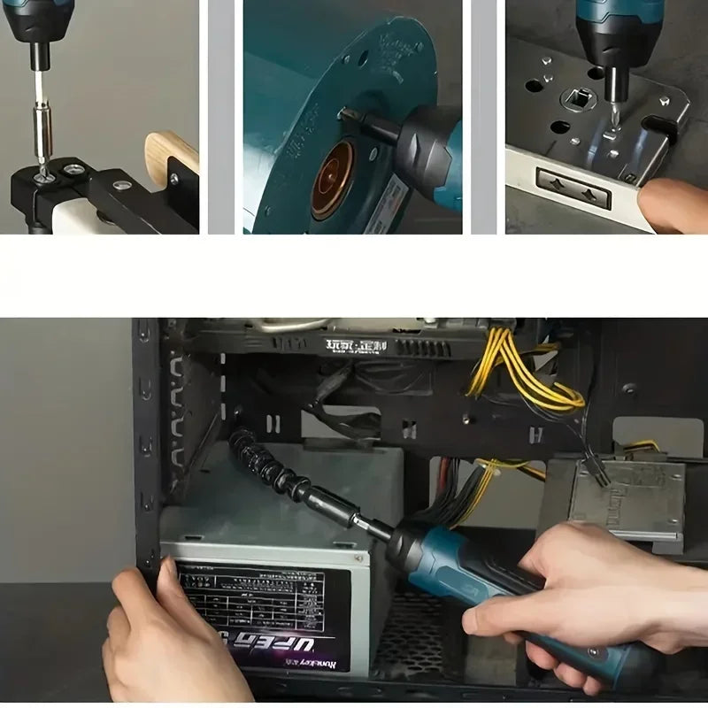 Tournevis electrique sans fil différentes utilisations