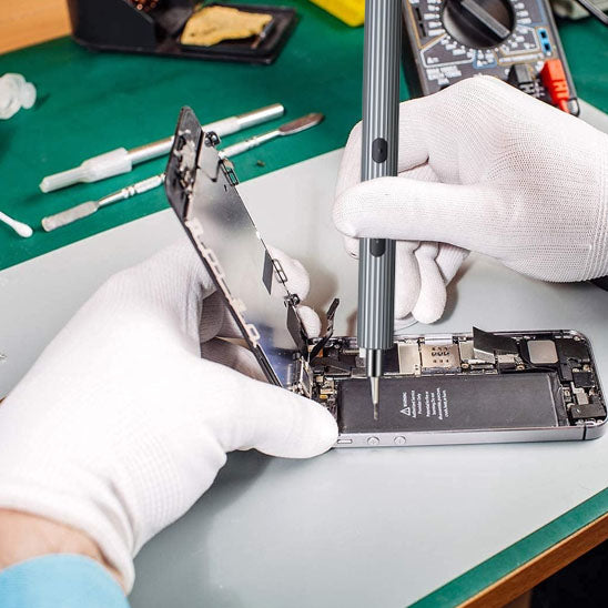 Tournevis |NanoFix Pro 58 - tournevis électrique sans fil 58 en 1 – Outils de précision rechargeables, mini et compacts –embouts magnétiques -éclairage LED-idéal pour réparation iPhone, smartphones et montres.
