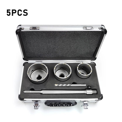 boite cinq pieces scie cloche Carbure percage beton sds plus carbure tungstene 30mm 150mm