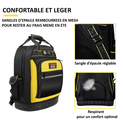 caisse a outils, Sac à outils confort et légèreté