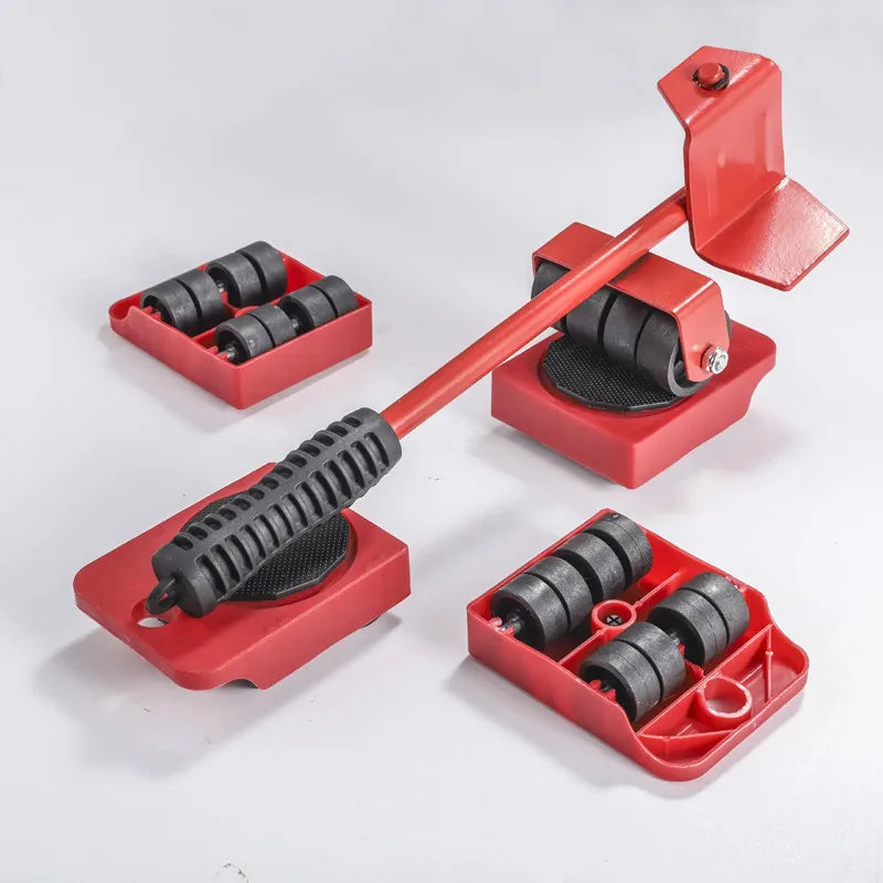 cinq pieces du leve meuble rouge   déménagement facile
