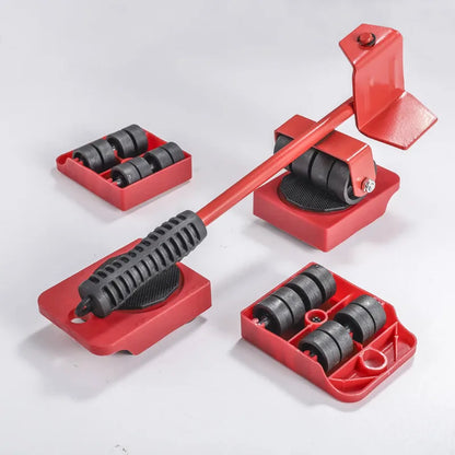 cinq pieces du leve meuble rouge   déménagement facile