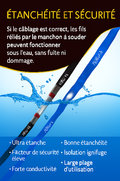 connecteur electrique thermoretractables ,étanchéité et sécurité