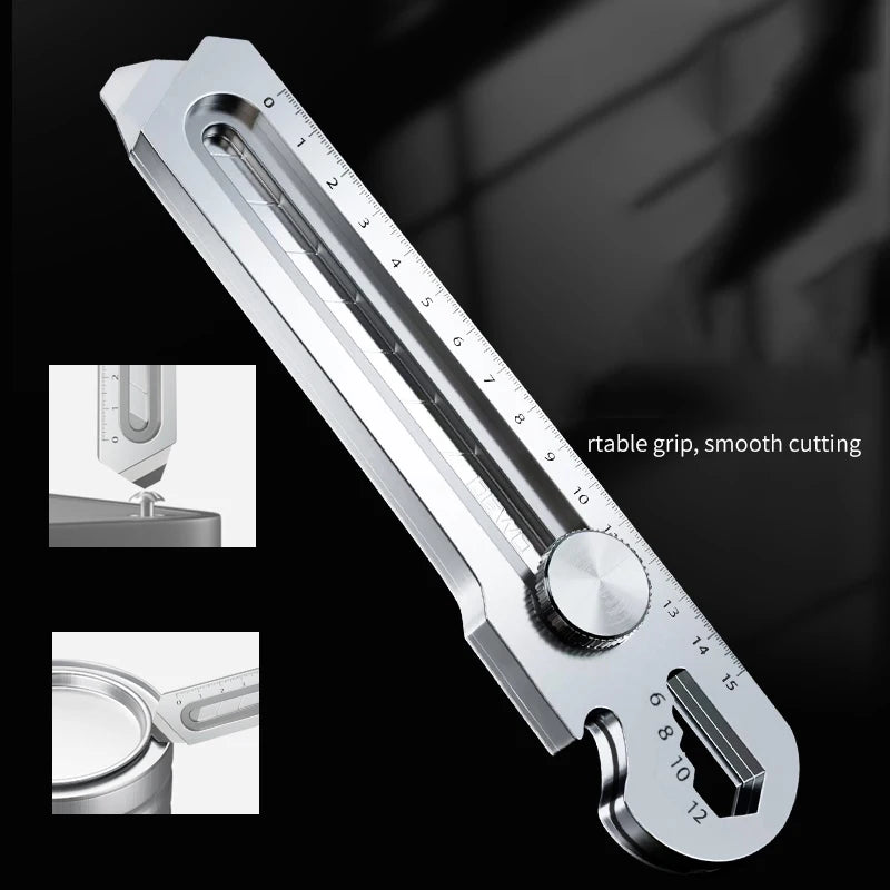 Un Cutter polyvalence, bricoleur, six en un portable de poche