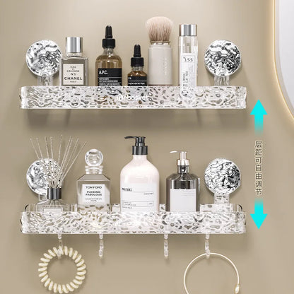 deux Etagere salle de bain blanches  à deux étages