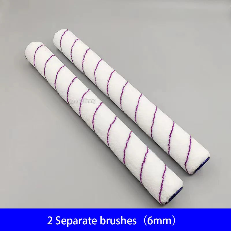 deux brosses de Rouleau peinture à poils courts