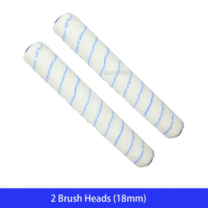 deux rouleau peinture blancs de 18mm