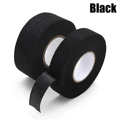 deux rouleaux de  ruban adhesif ignifuge noir